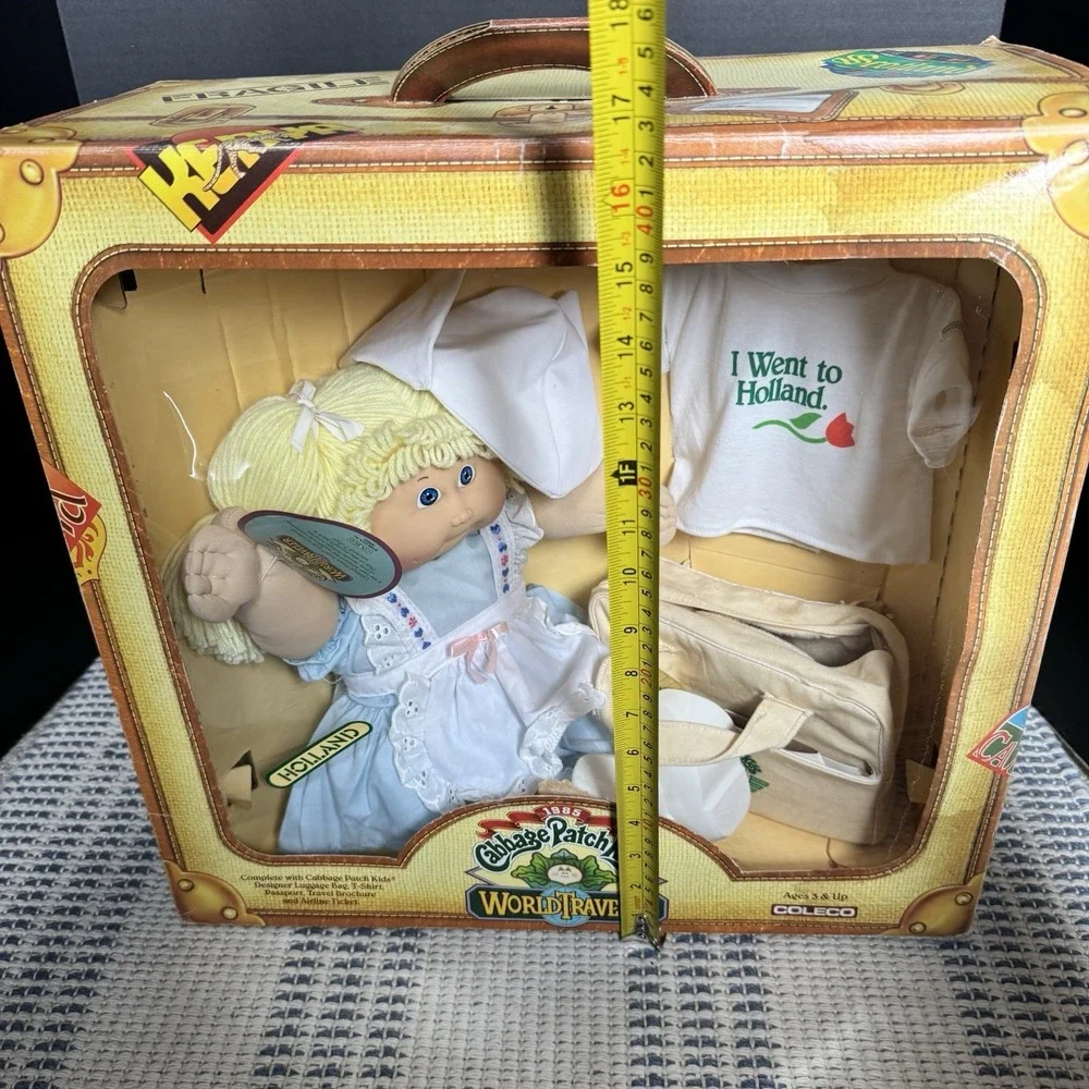 Brand New 1985 Cabbage Patch Kids World Travler Holland 1984 Coleco